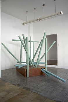 Axel Huber Ohne Titel  Skulptur  Holz 2008